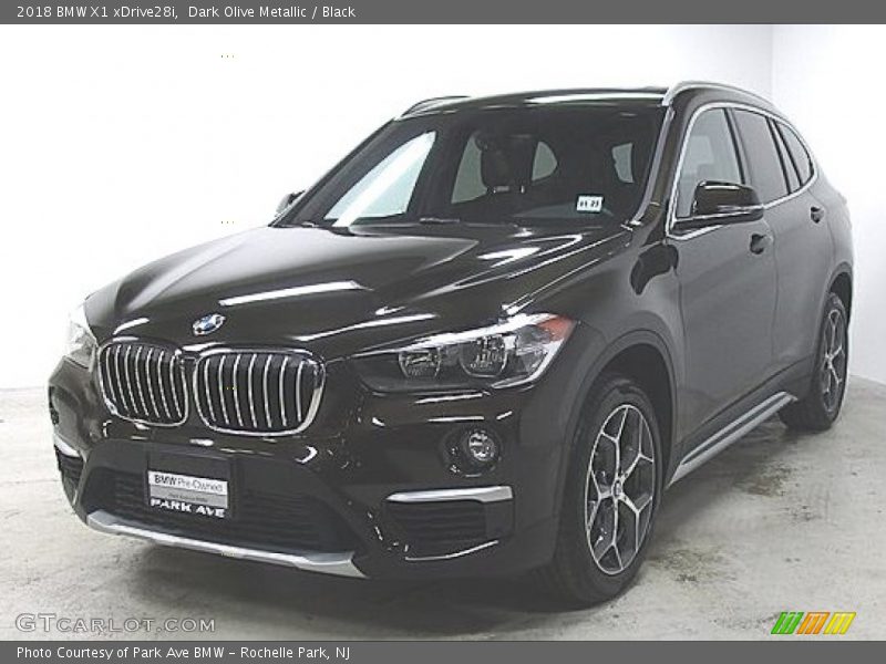 Dark Olive Metallic / Black 2018 BMW X1 xDrive28i