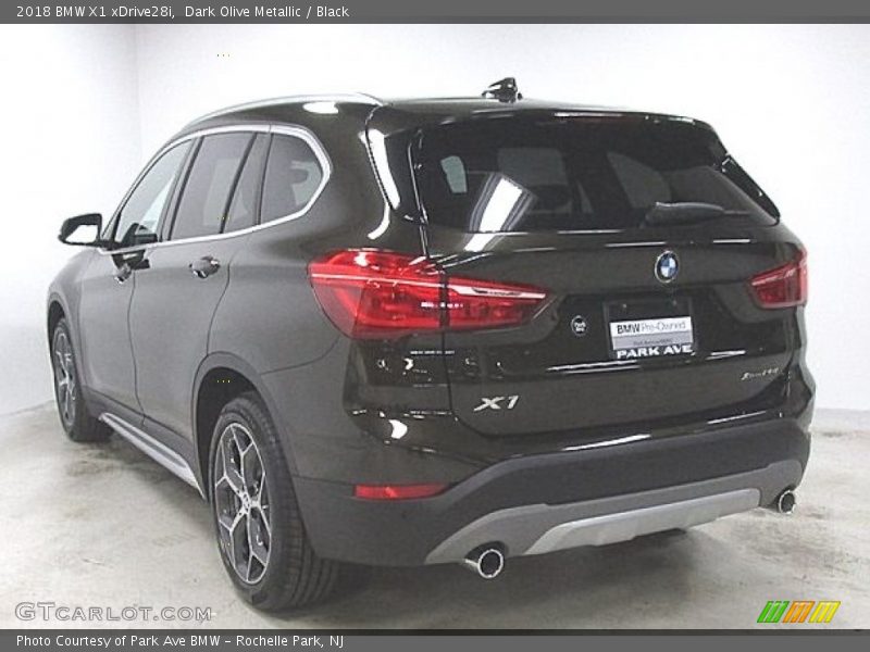 Dark Olive Metallic / Black 2018 BMW X1 xDrive28i