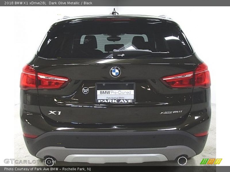 Dark Olive Metallic / Black 2018 BMW X1 xDrive28i