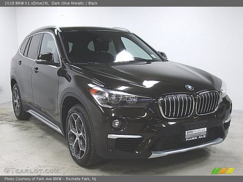 Dark Olive Metallic / Black 2018 BMW X1 xDrive28i