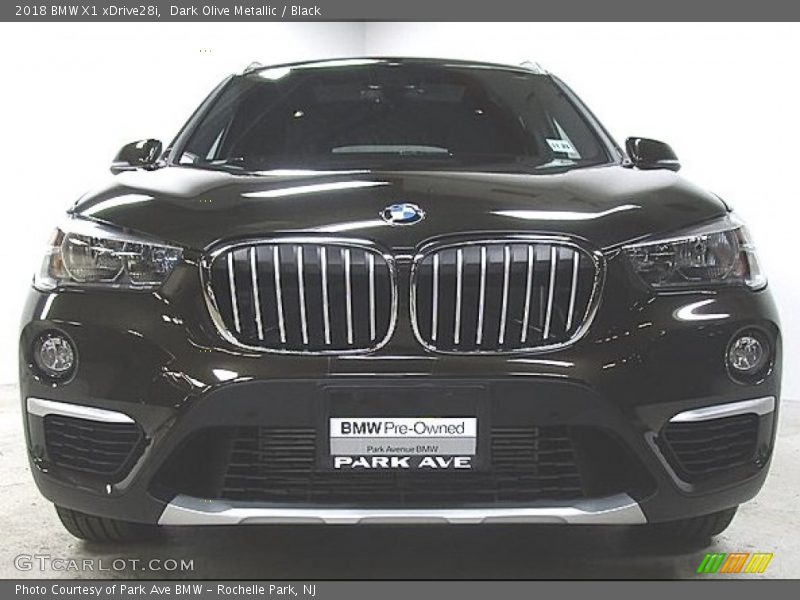 Dark Olive Metallic / Black 2018 BMW X1 xDrive28i