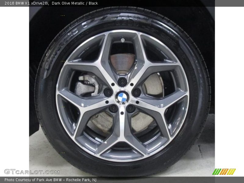 Dark Olive Metallic / Black 2018 BMW X1 xDrive28i