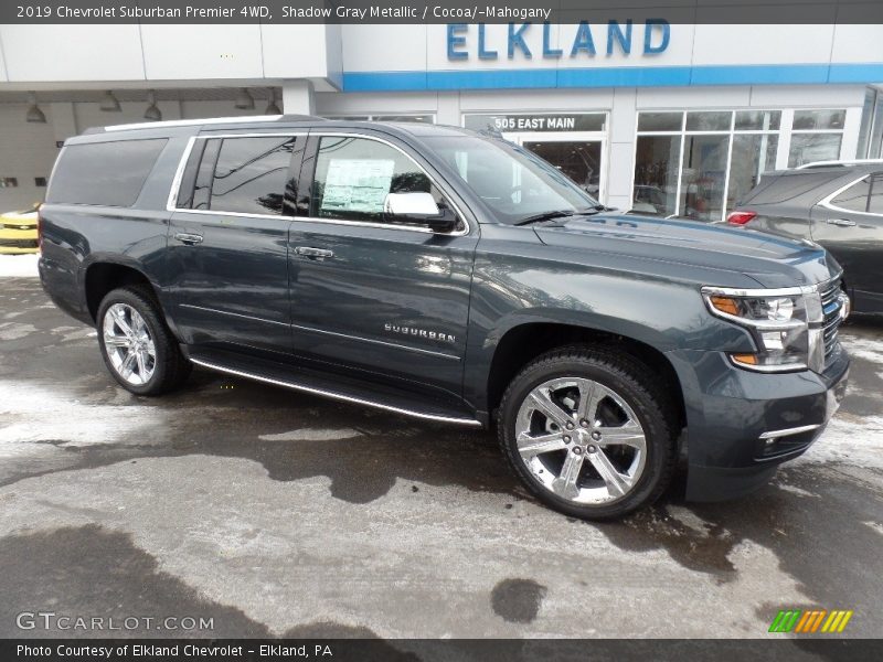 Shadow Gray Metallic / Cocoa/­Mahogany 2019 Chevrolet Suburban Premier 4WD