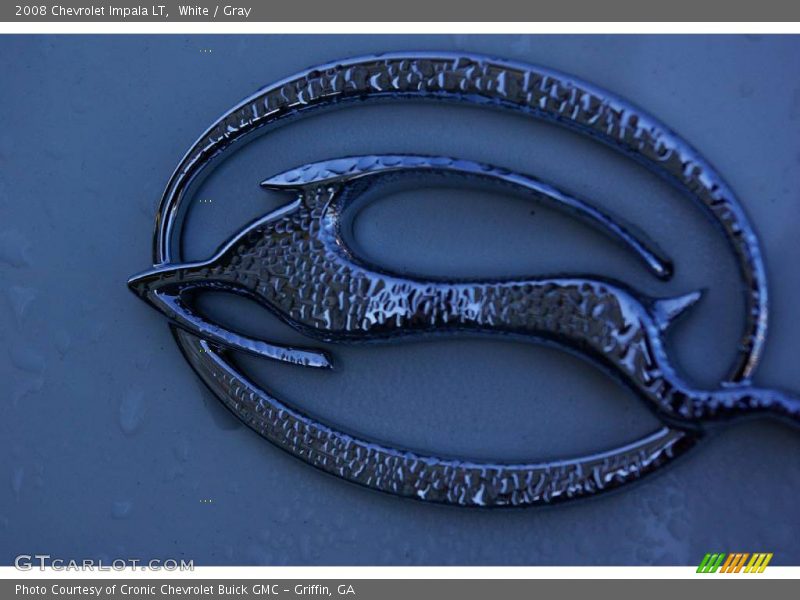 White / Gray 2008 Chevrolet Impala LT