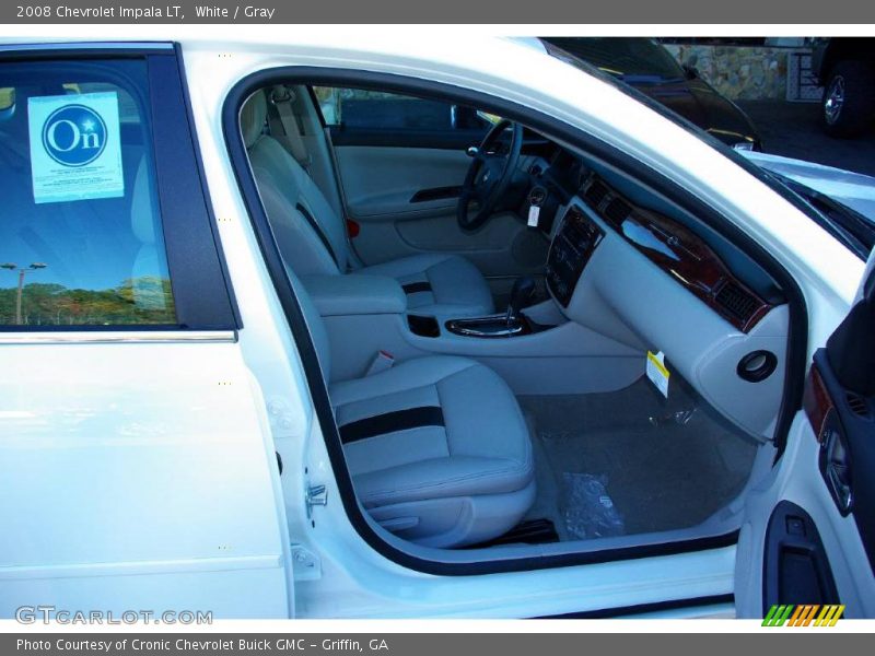 White / Gray 2008 Chevrolet Impala LT