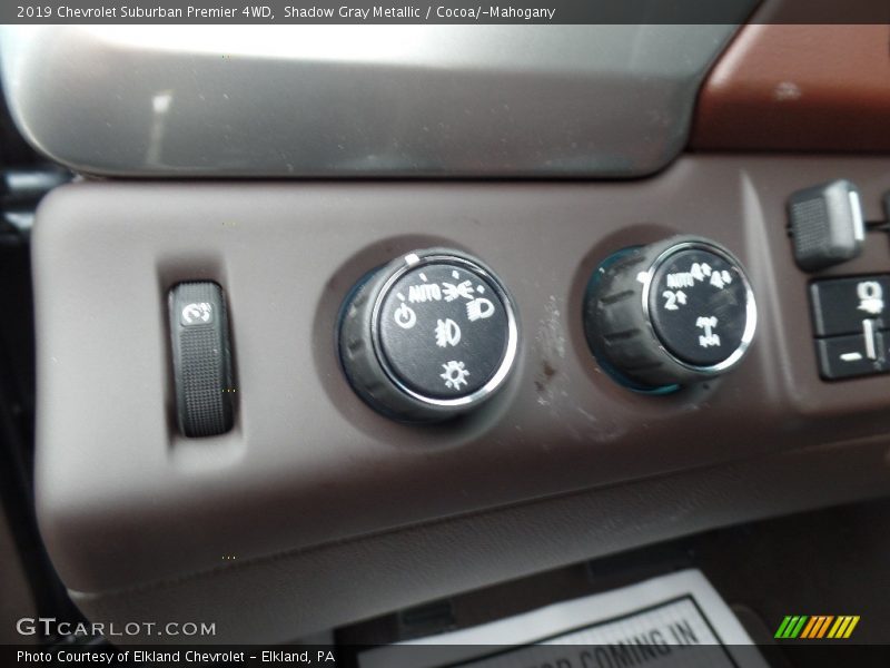 Controls of 2019 Suburban Premier 4WD