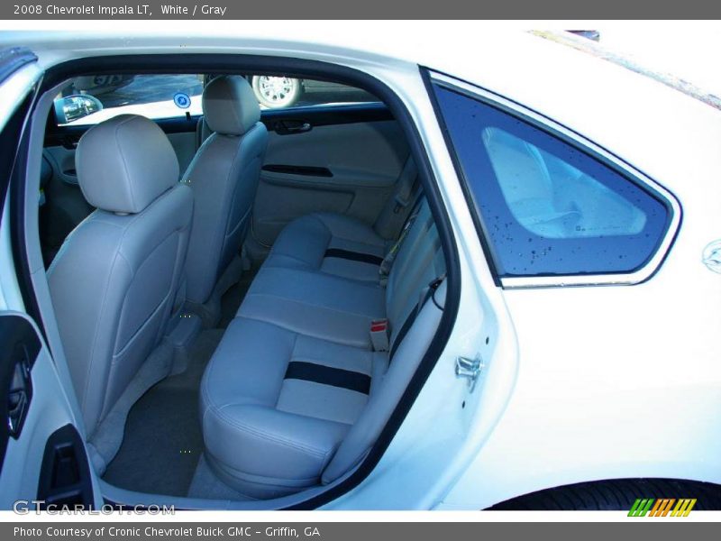 White / Gray 2008 Chevrolet Impala LT