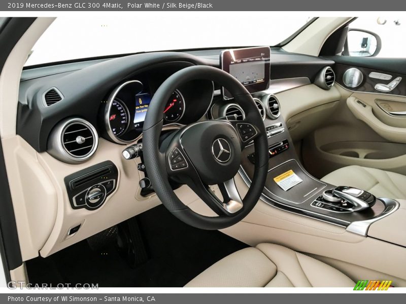 Polar White / Silk Beige/Black 2019 Mercedes-Benz GLC 300 4Matic