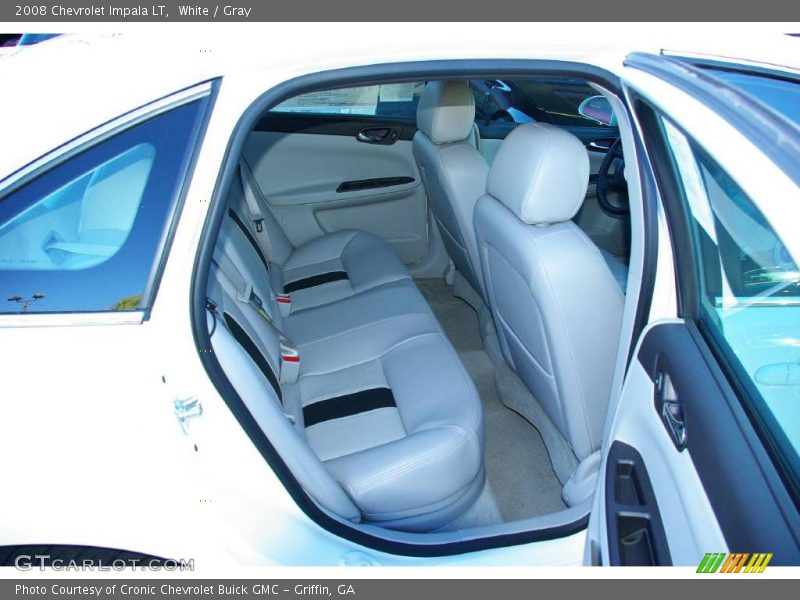 White / Gray 2008 Chevrolet Impala LT