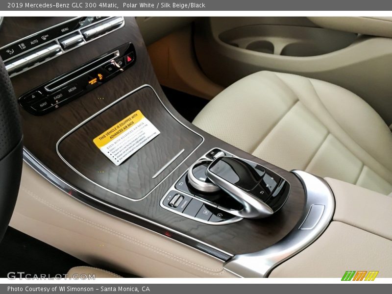 Polar White / Silk Beige/Black 2019 Mercedes-Benz GLC 300 4Matic