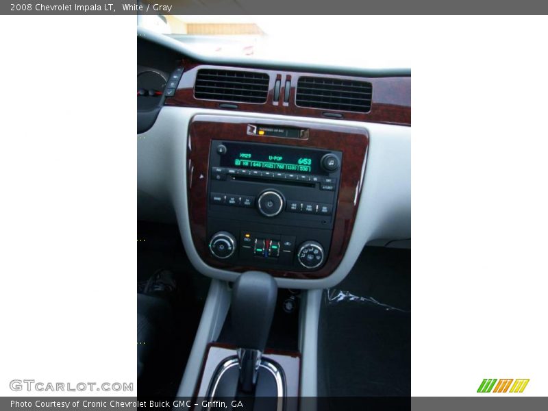 White / Gray 2008 Chevrolet Impala LT