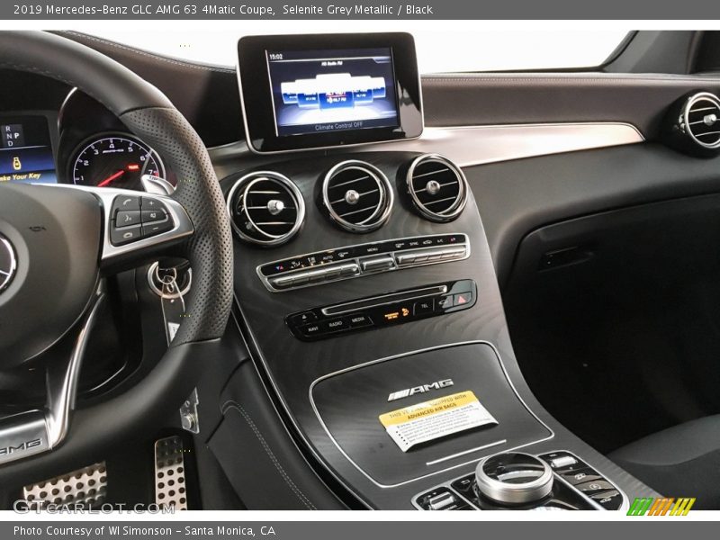 Selenite Grey Metallic / Black 2019 Mercedes-Benz GLC AMG 63 4Matic Coupe