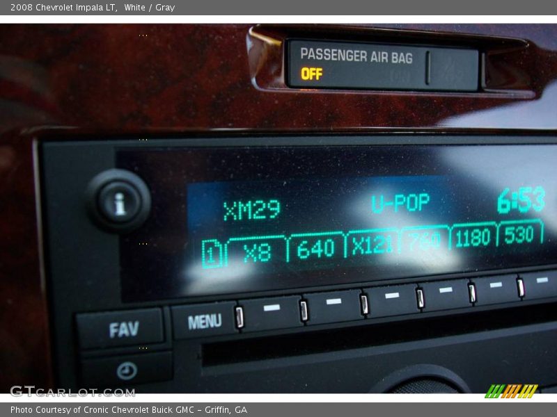 White / Gray 2008 Chevrolet Impala LT