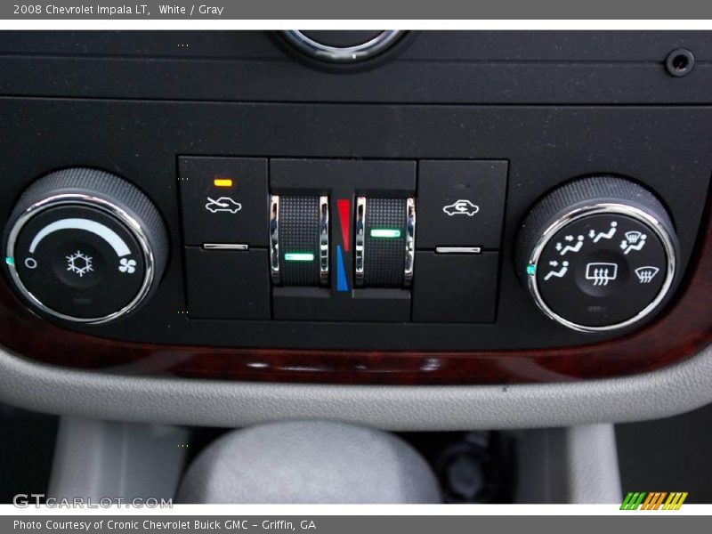 White / Gray 2008 Chevrolet Impala LT