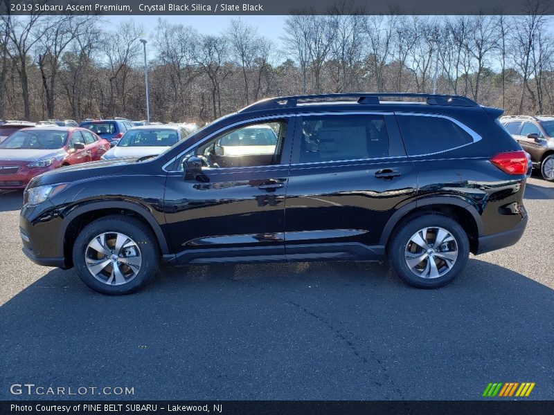 Crystal Black Silica / Slate Black 2019 Subaru Ascent Premium