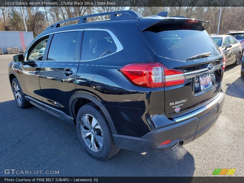 Crystal Black Silica / Slate Black 2019 Subaru Ascent Premium