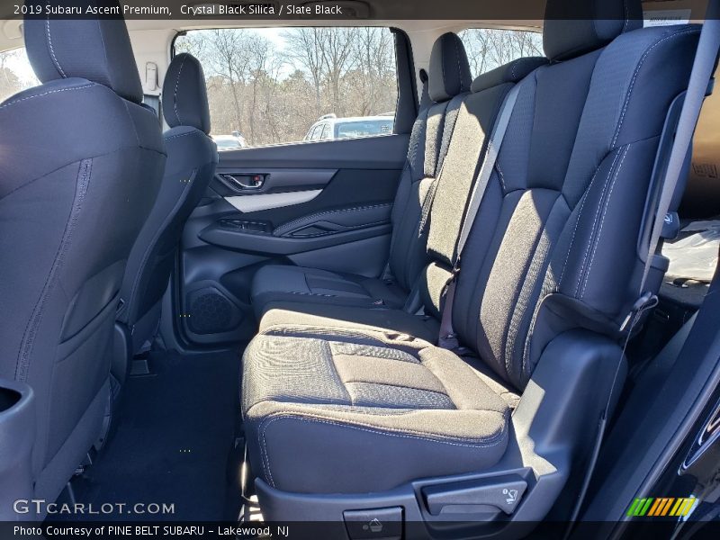 Crystal Black Silica / Slate Black 2019 Subaru Ascent Premium