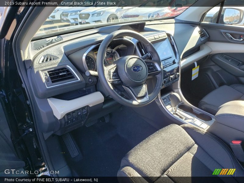 Crystal Black Silica / Slate Black 2019 Subaru Ascent Premium