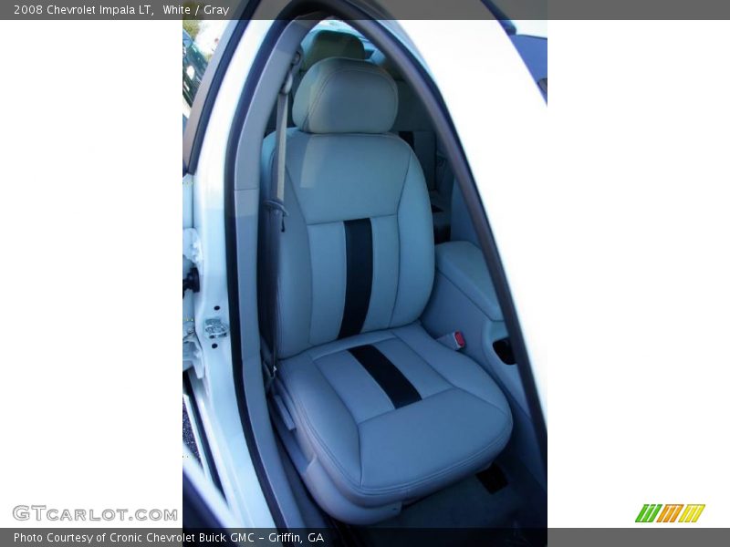 White / Gray 2008 Chevrolet Impala LT