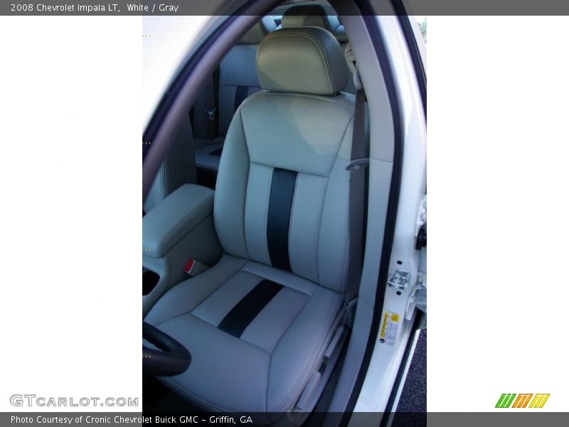 White / Gray 2008 Chevrolet Impala LT