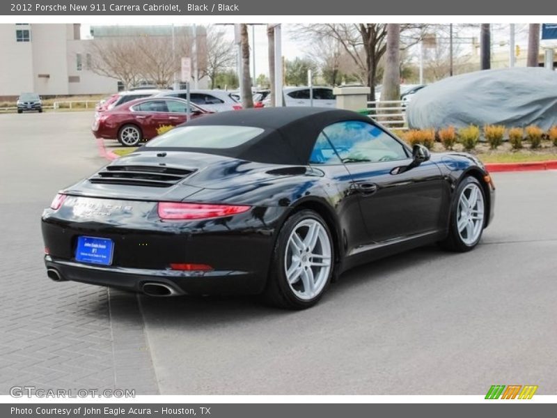 Black / Black 2012 Porsche New 911 Carrera Cabriolet