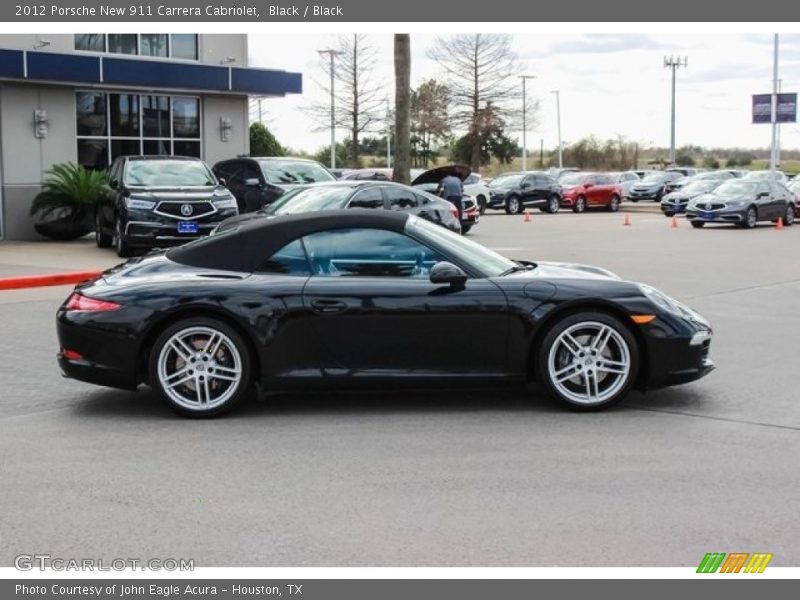  2012 New 911 Carrera Cabriolet Black