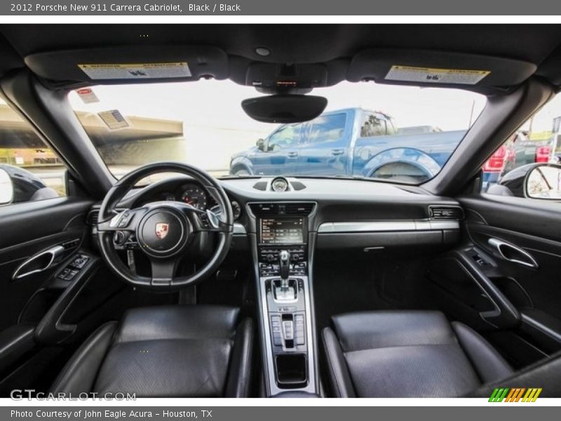  2012 New 911 Carrera Cabriolet Black Interior