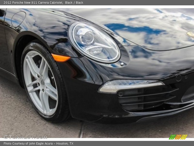Black / Black 2012 Porsche New 911 Carrera Cabriolet