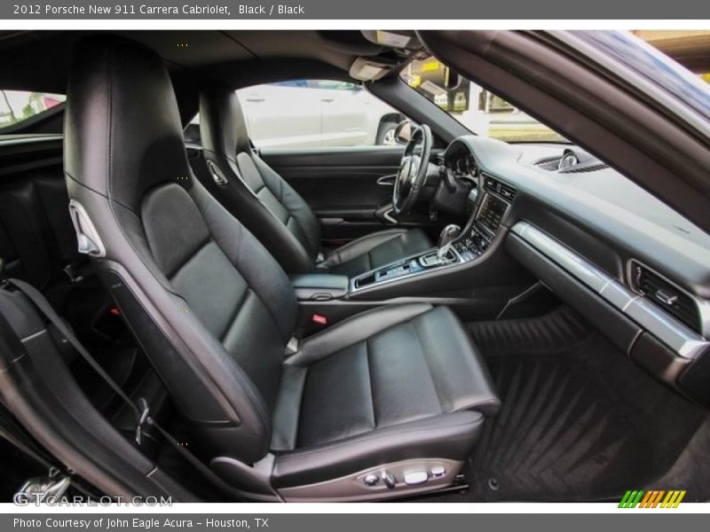 Front Seat of 2012 New 911 Carrera Cabriolet
