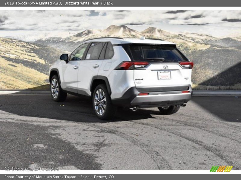Blizzard White Pearl / Black 2019 Toyota RAV4 Limited AWD