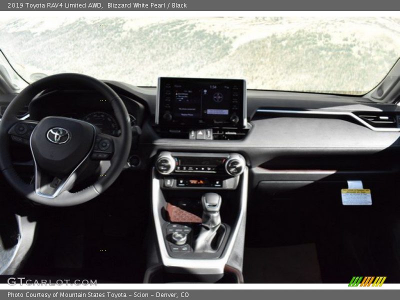 Blizzard White Pearl / Black 2019 Toyota RAV4 Limited AWD