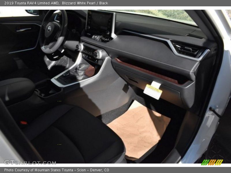 Blizzard White Pearl / Black 2019 Toyota RAV4 Limited AWD