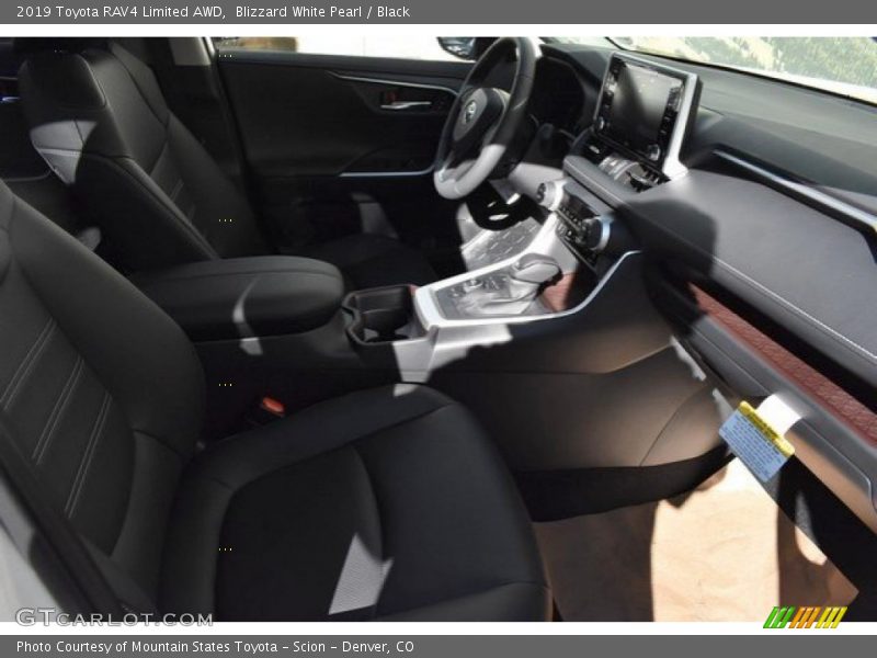 Blizzard White Pearl / Black 2019 Toyota RAV4 Limited AWD