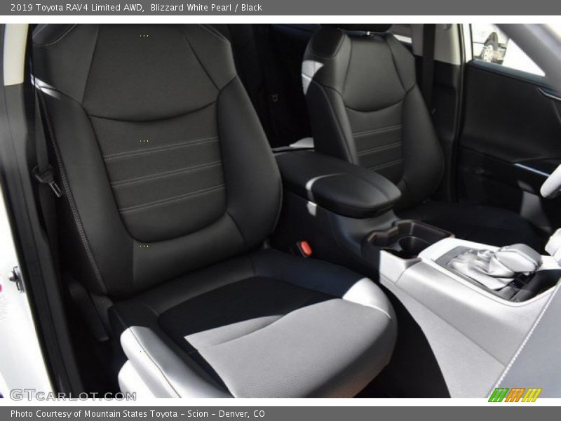 Blizzard White Pearl / Black 2019 Toyota RAV4 Limited AWD