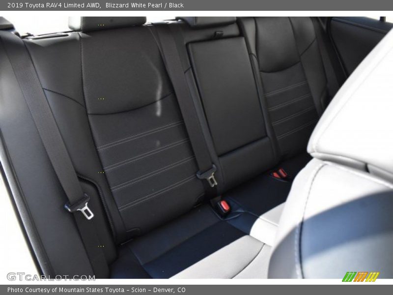 Blizzard White Pearl / Black 2019 Toyota RAV4 Limited AWD