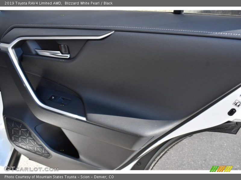 Blizzard White Pearl / Black 2019 Toyota RAV4 Limited AWD
