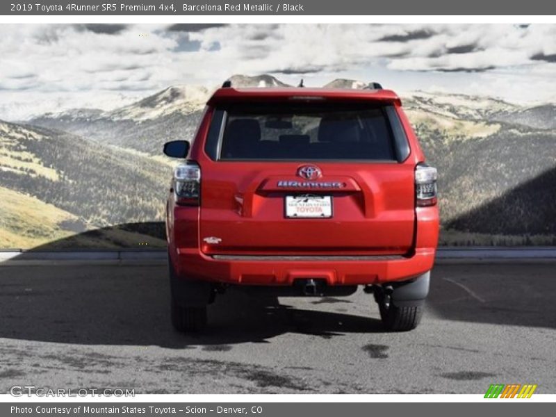 Barcelona Red Metallic / Black 2019 Toyota 4Runner SR5 Premium 4x4