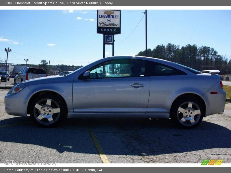 Ultra Silver Metallic / Ebony 2008 Chevrolet Cobalt Sport Coupe