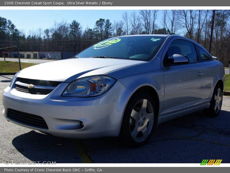 Ultra Silver Metallic / Ebony 2008 Chevrolet Cobalt Sport Coupe