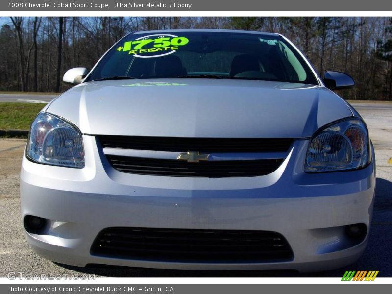 Ultra Silver Metallic / Ebony 2008 Chevrolet Cobalt Sport Coupe