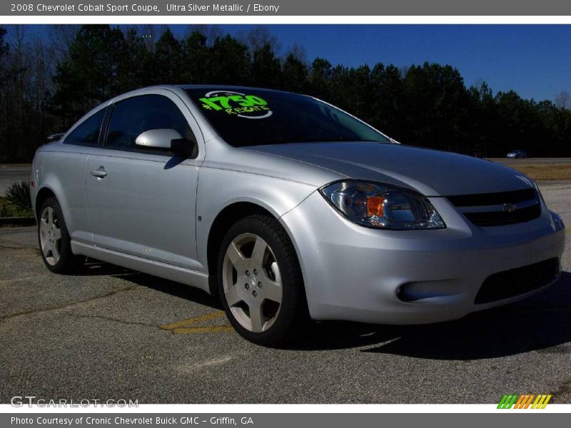 Ultra Silver Metallic / Ebony 2008 Chevrolet Cobalt Sport Coupe
