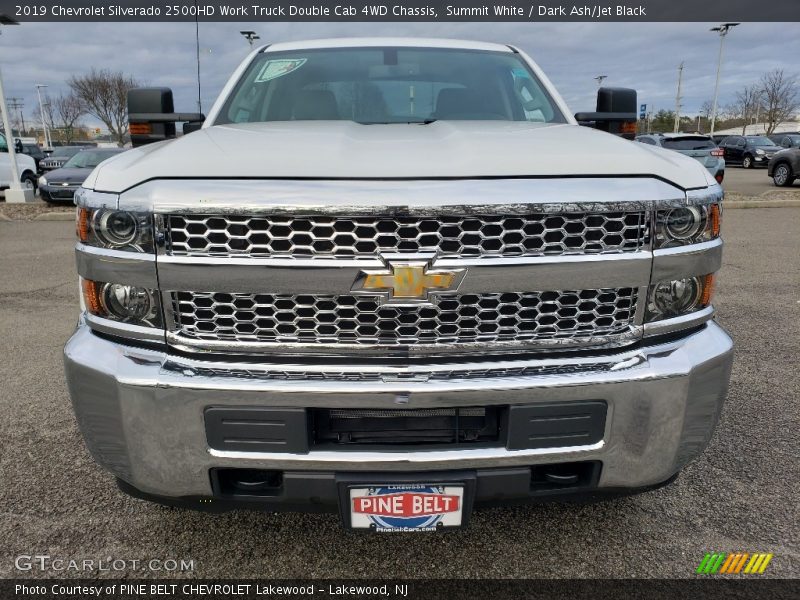 Summit White / Dark Ash/Jet Black 2019 Chevrolet Silverado 2500HD Work Truck Double Cab 4WD Chassis