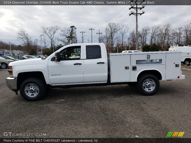 Summit White / Dark Ash/Jet Black 2019 Chevrolet Silverado 2500HD Work Truck Double Cab 4WD Chassis