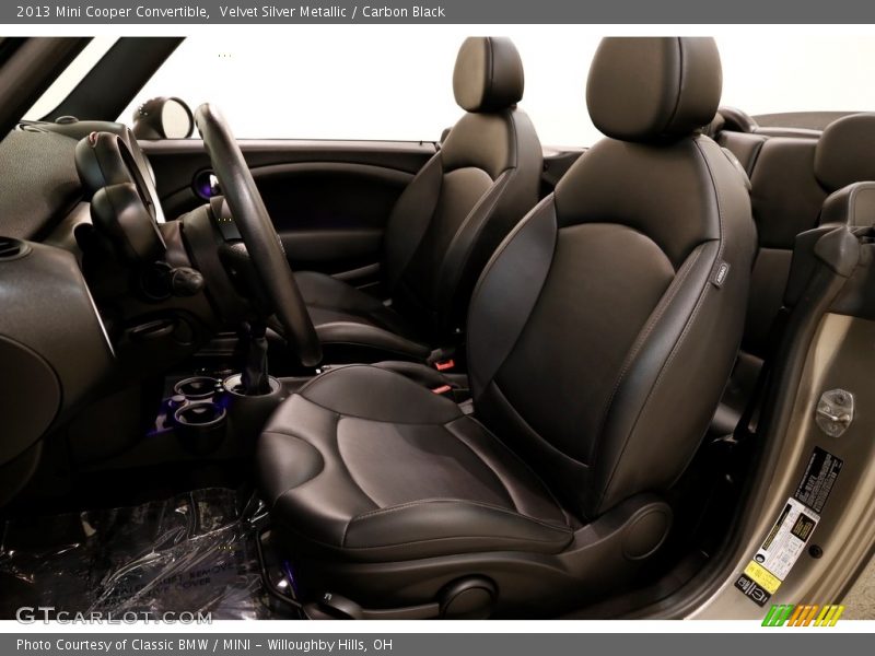 Velvet Silver Metallic / Carbon Black 2013 Mini Cooper Convertible