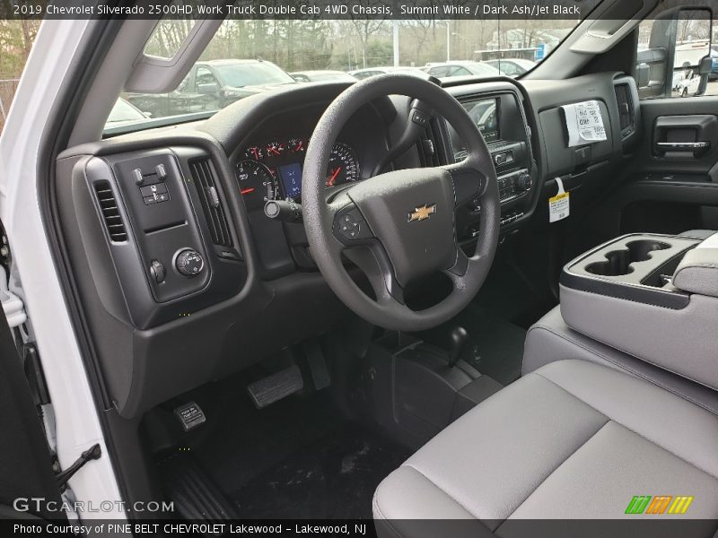 Summit White / Dark Ash/Jet Black 2019 Chevrolet Silverado 2500HD Work Truck Double Cab 4WD Chassis