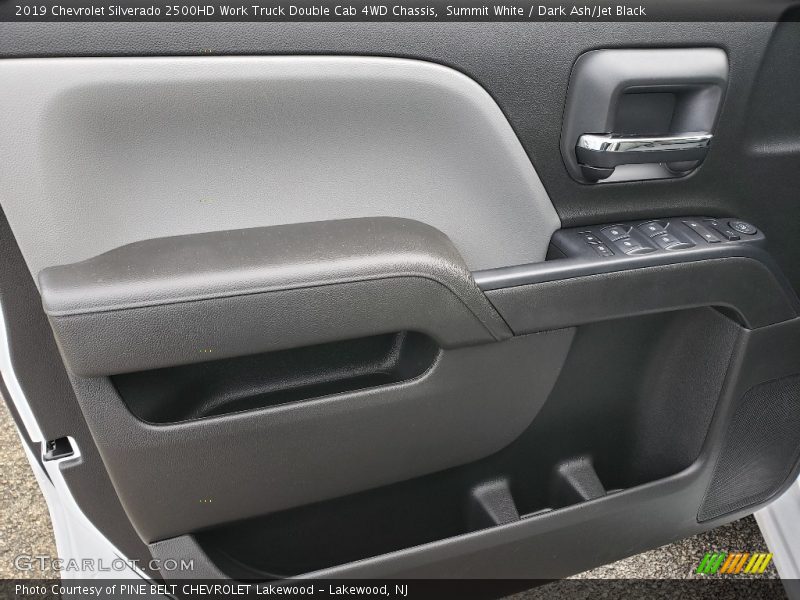 Summit White / Dark Ash/Jet Black 2019 Chevrolet Silverado 2500HD Work Truck Double Cab 4WD Chassis