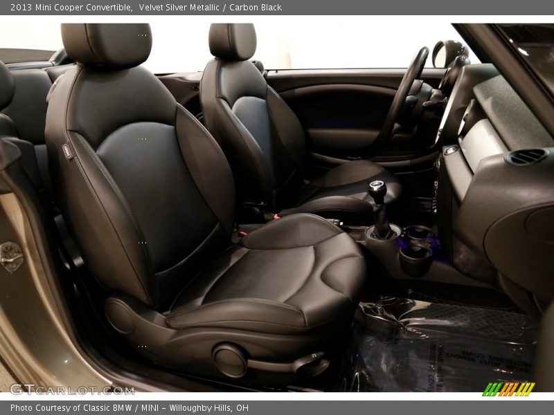 Velvet Silver Metallic / Carbon Black 2013 Mini Cooper Convertible