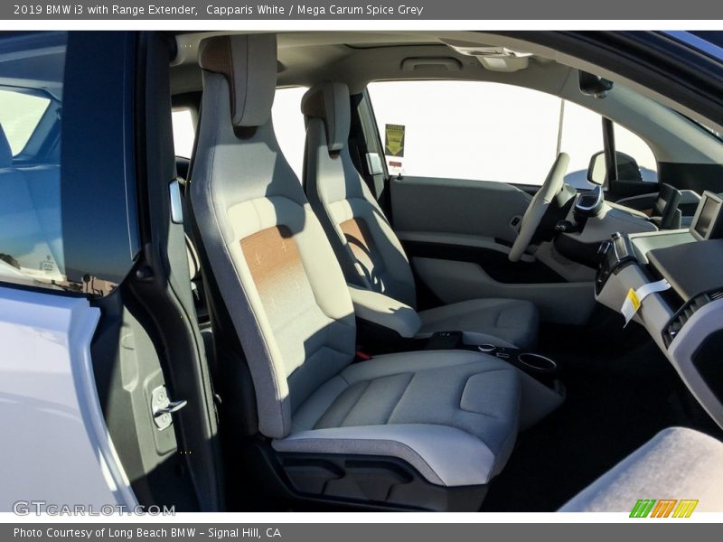 Capparis White / Mega Carum Spice Grey 2019 BMW i3 with Range Extender