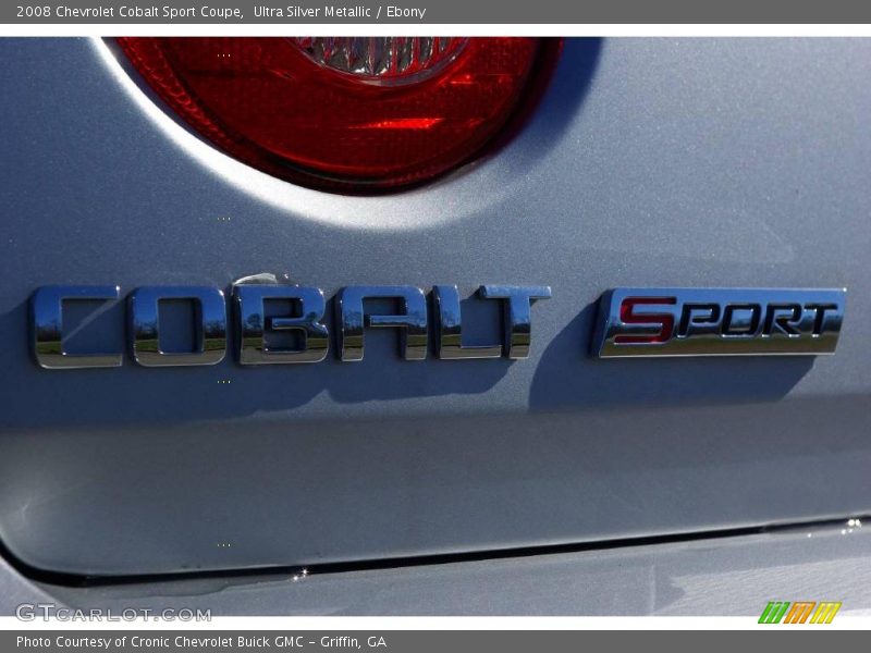 Ultra Silver Metallic / Ebony 2008 Chevrolet Cobalt Sport Coupe