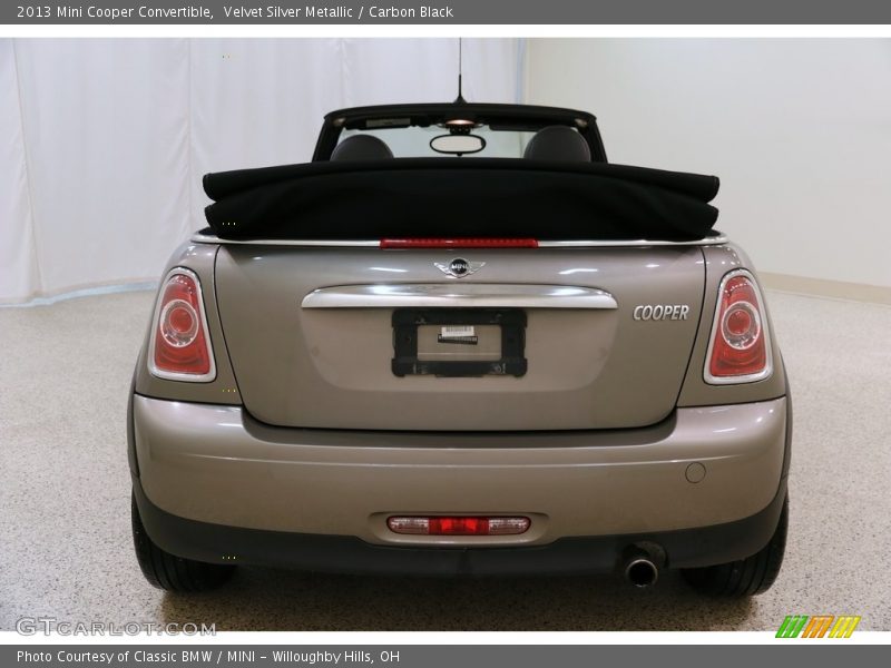 Velvet Silver Metallic / Carbon Black 2013 Mini Cooper Convertible